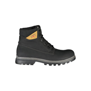 Schlichte Schnürstiefel mit Kontrastdetails