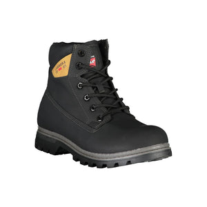 Schlichte Schnürstiefel mit Kontrastdetails