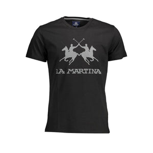 Elegantes T-Shirt mit Rundhalsausschnitt und ikonischem Aufdruck