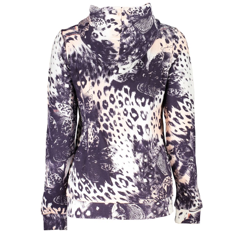 Rosa Baumwollpullover für Damen