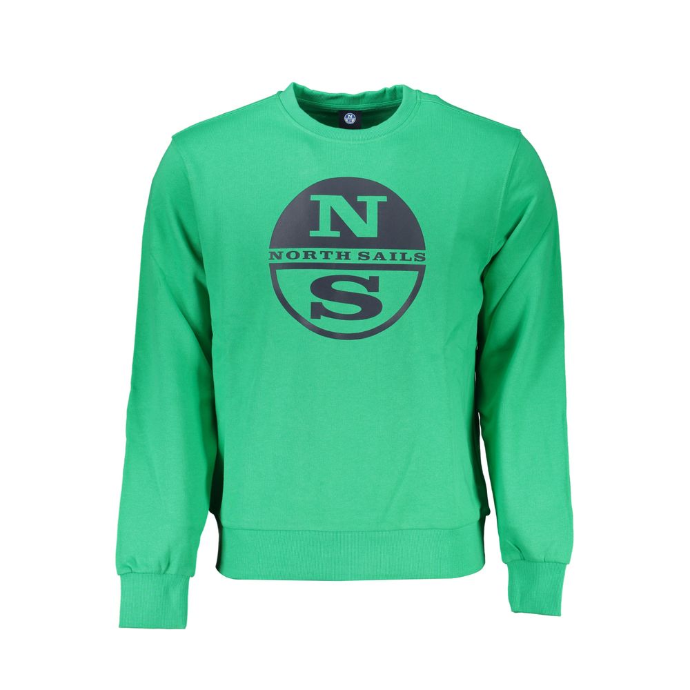 Grüner Baumwollpullover