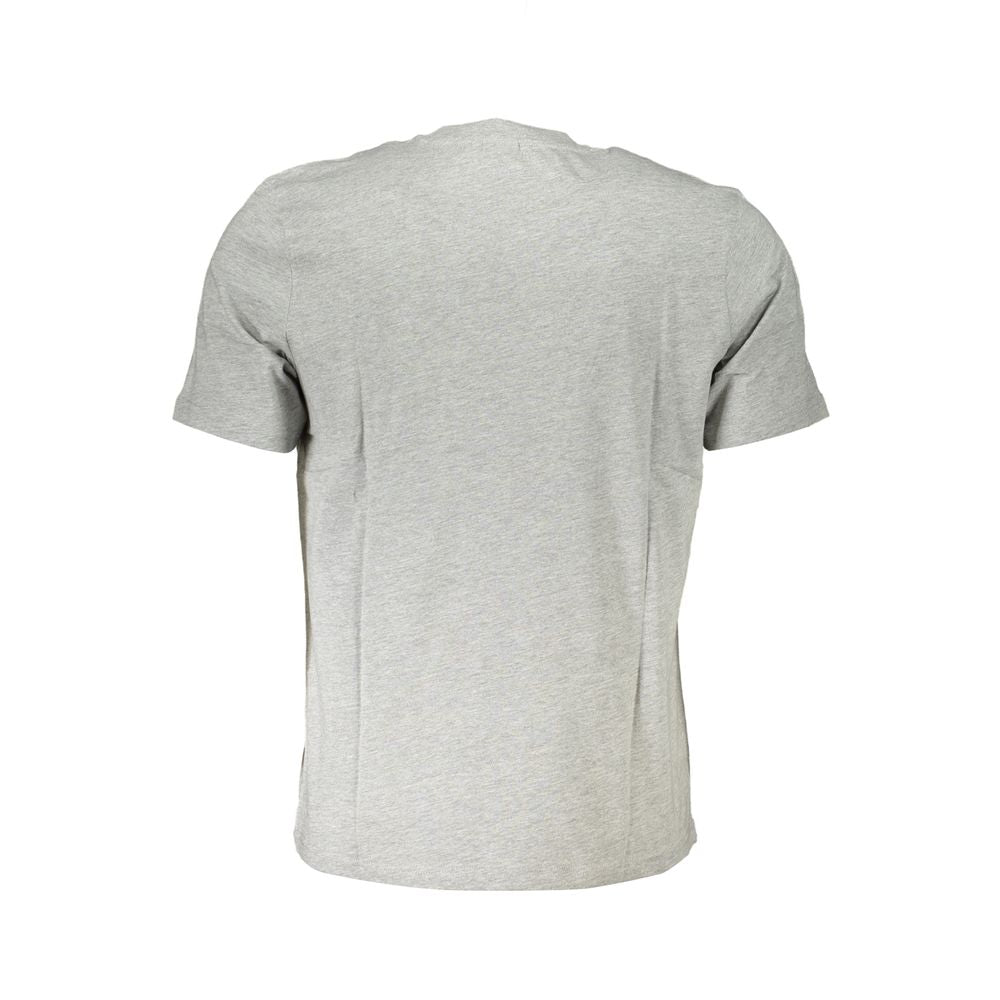 Graues Baumwoll-T-Shirt