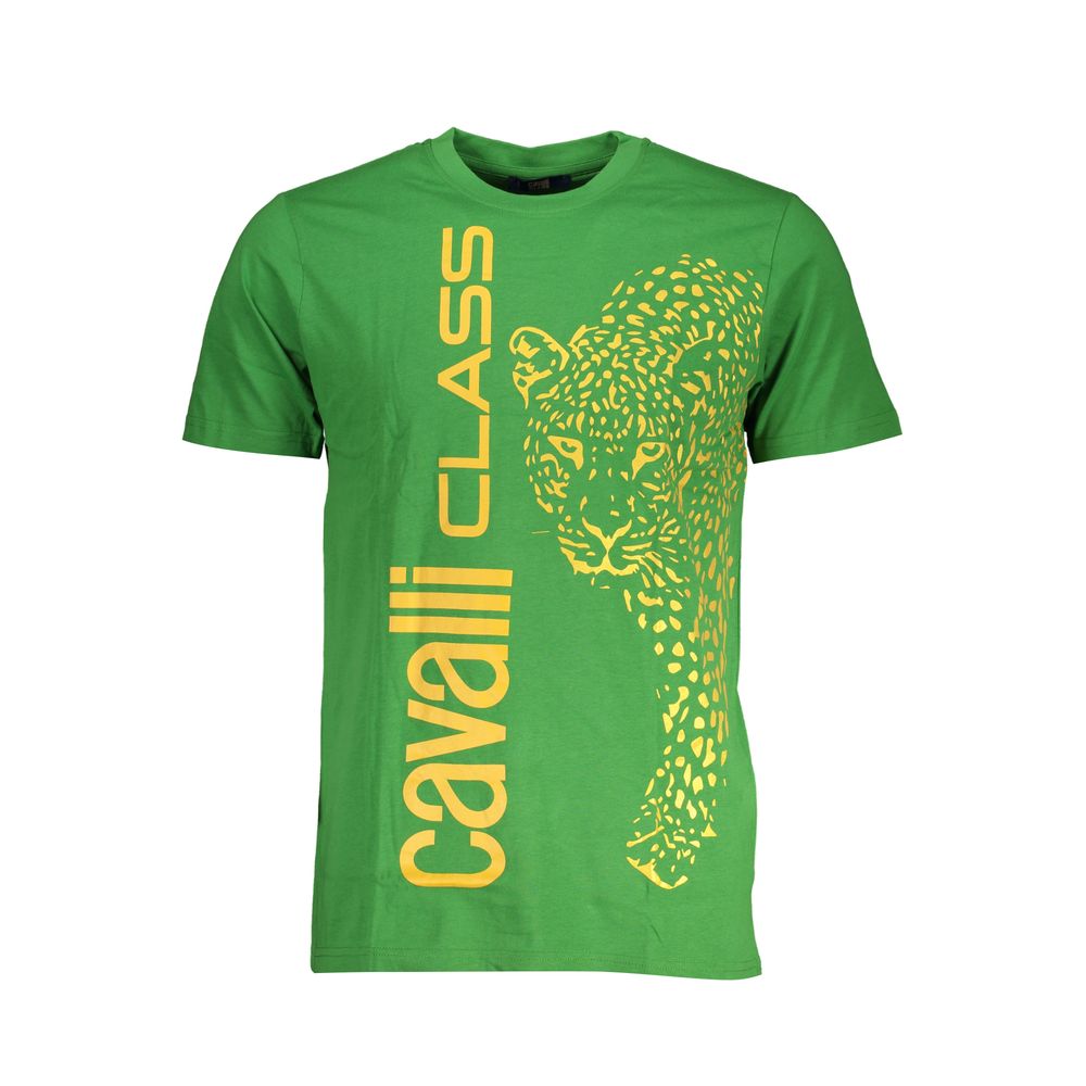 Grünes Baumwoll-T-Shirt