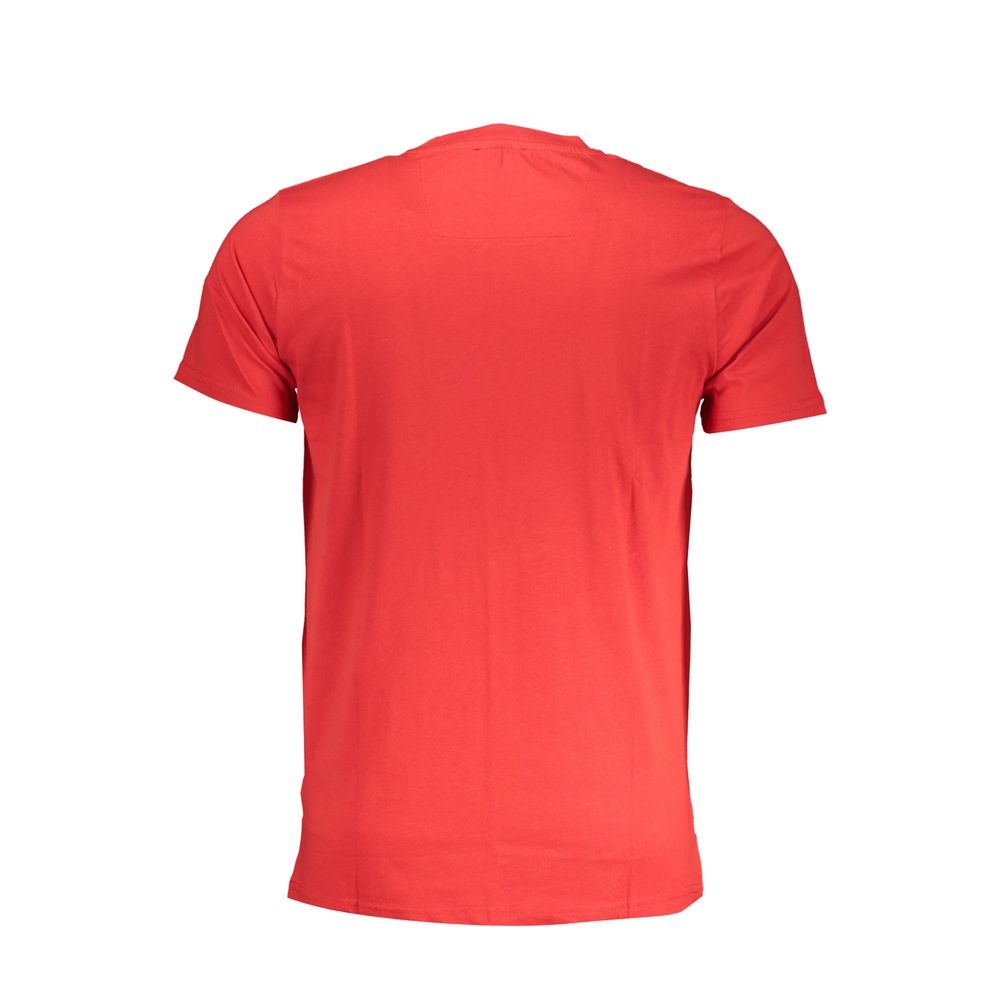 Rotes Baumwoll-T-Shirt