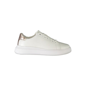 Weißer Polyester-Sneaker