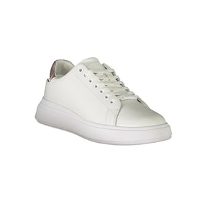 Weißer Polyester-Sneaker