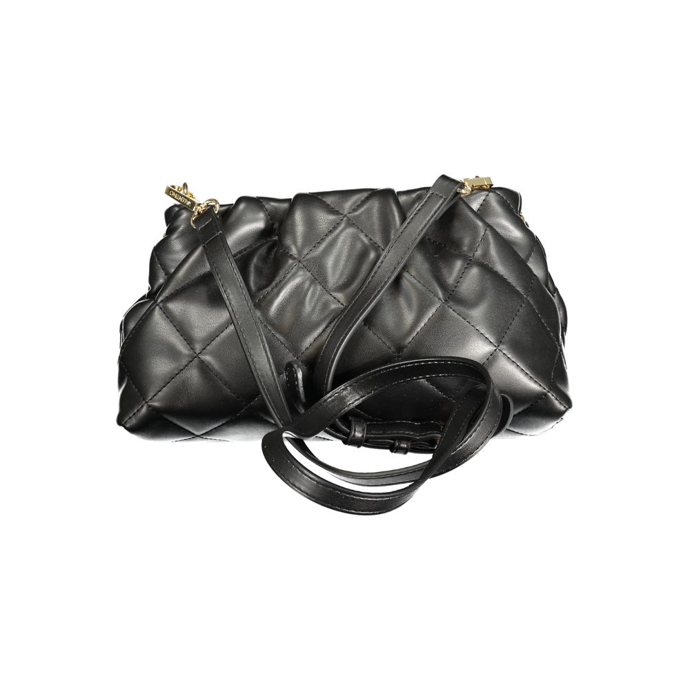 Schwarze Handtasche aus Polyethylen