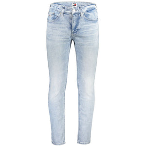 Hellblaue Herrenjeans aus Baumwolle