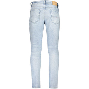 Hellblaue Herrenjeans aus Baumwolle