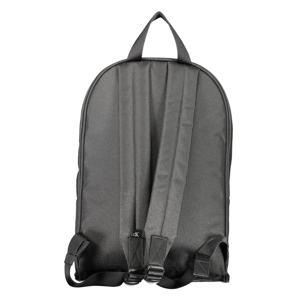 Schwarzer Polyester-Rucksack