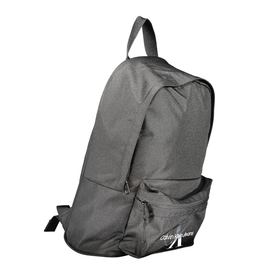 Schwarzer Polyester-Rucksack