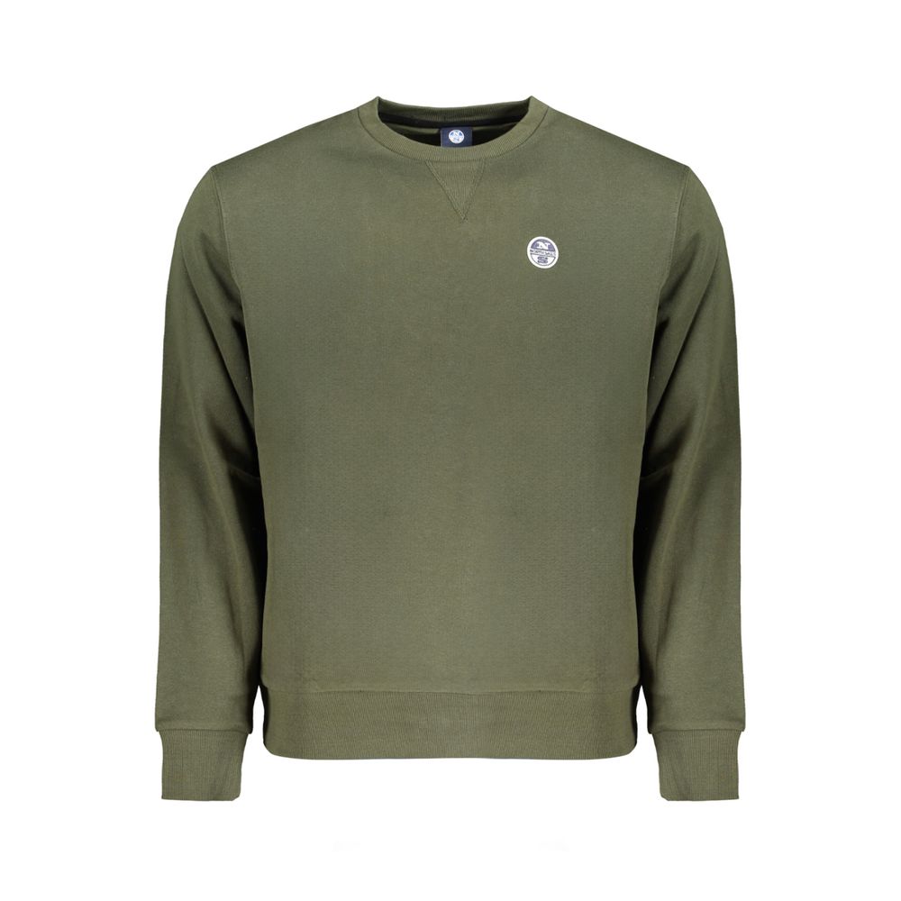 Grüner Baumwollpullover