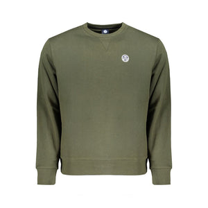 Grüner Baumwollpullover