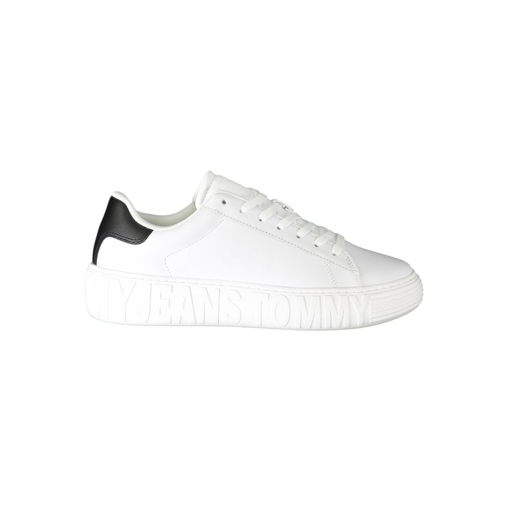 Weiße Leder Herren Sneaker