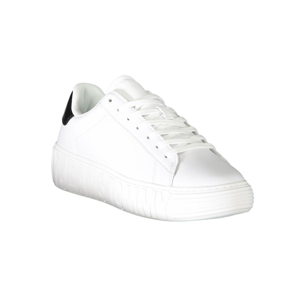 Weiße Leder Herren Sneaker