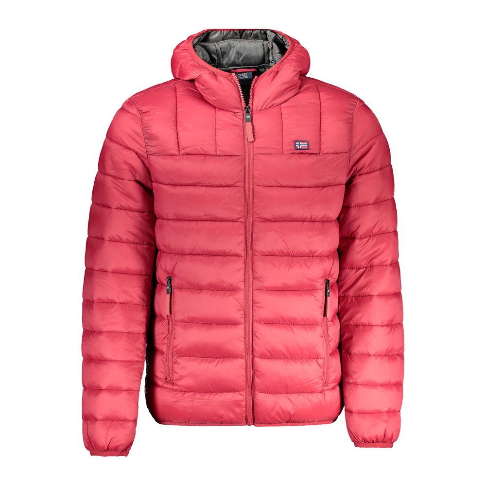 Rote Polyamidjacke