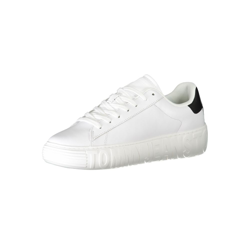 Weiße Leder Herren Sneaker