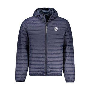 Blaue Polyamidjacke