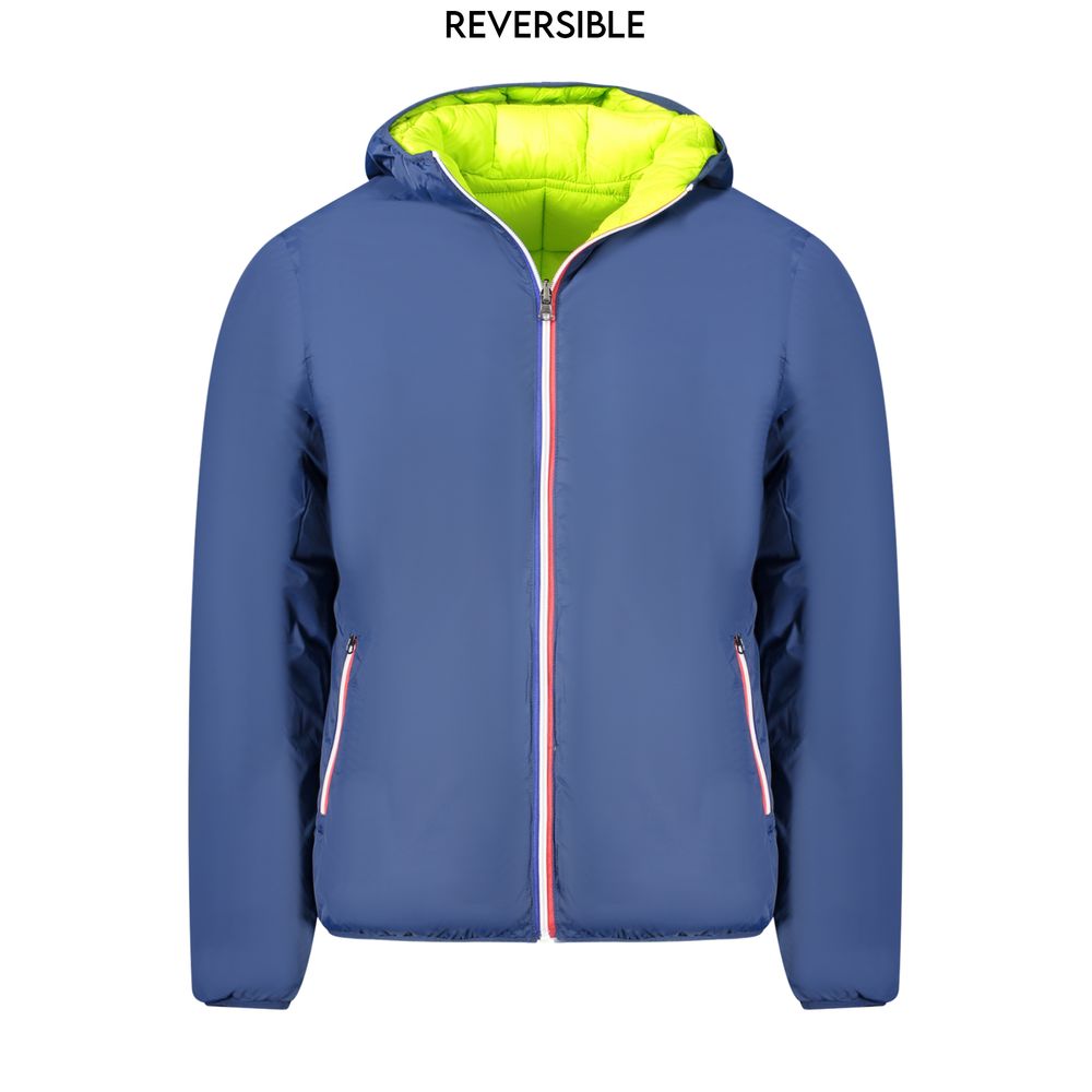 Blaue Wendejacke aus Polyamid für Herren