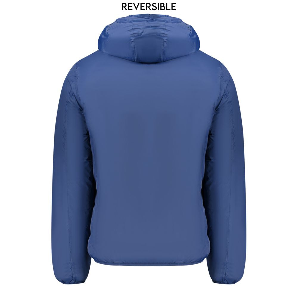 Blaue Wendejacke aus Polyamid für Herren