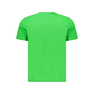 Grünes Herren-T-Shirt aus Baumwolle