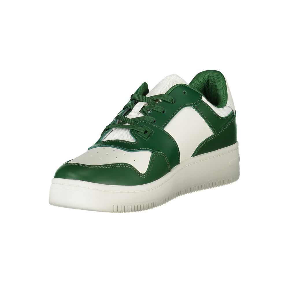 Grüne Leder Herren Sneaker