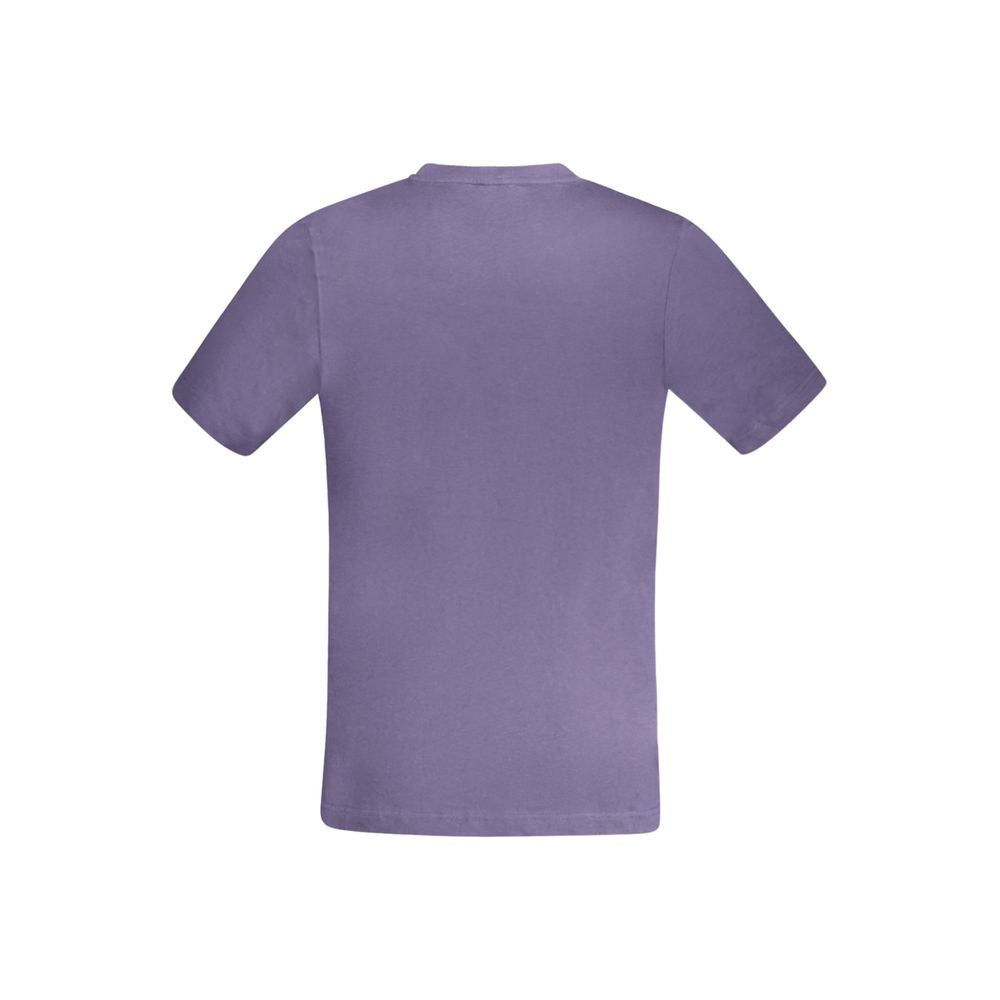 Blaues Herren-T-Shirt aus Baumwolle