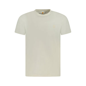Beiges Herren-T-Shirt aus Baumwolle