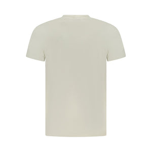 Beiges Herren-T-Shirt aus Baumwolle