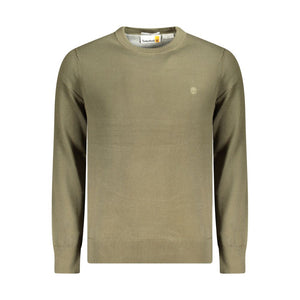 Grüner Baumwollpullover für Herren
