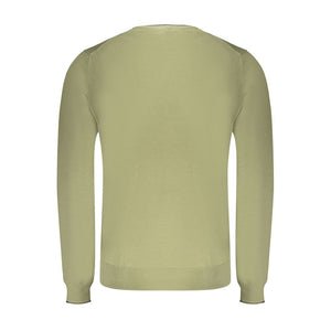 Grüner Baumwollpullover für Herren
