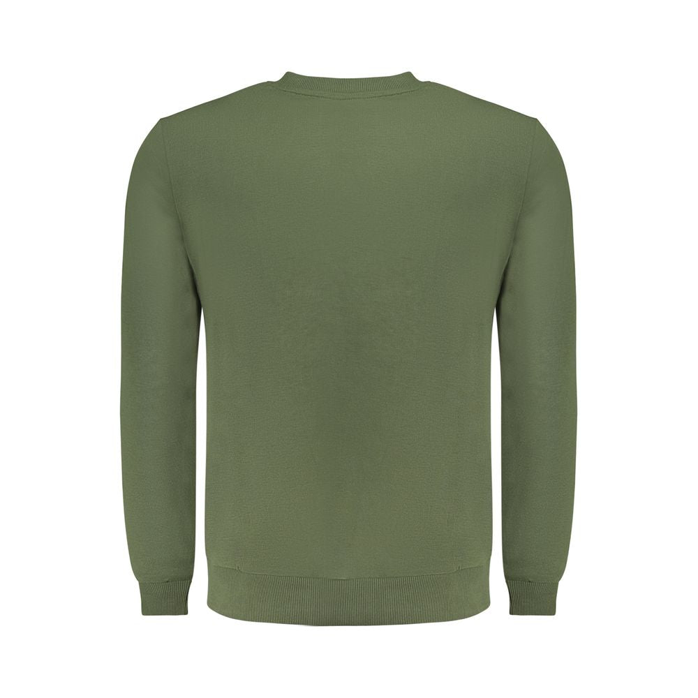 Grüner Baumwollpullover