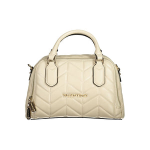 Beige Polyethylen Damen Handtasche