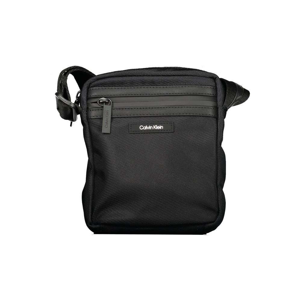 Schwarze Polyester Herren Umhängetasche