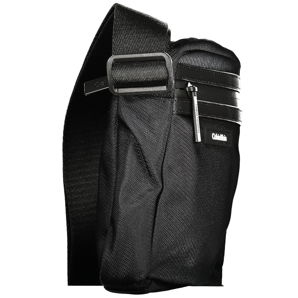 Schwarze Polyester Herren Umhängetasche