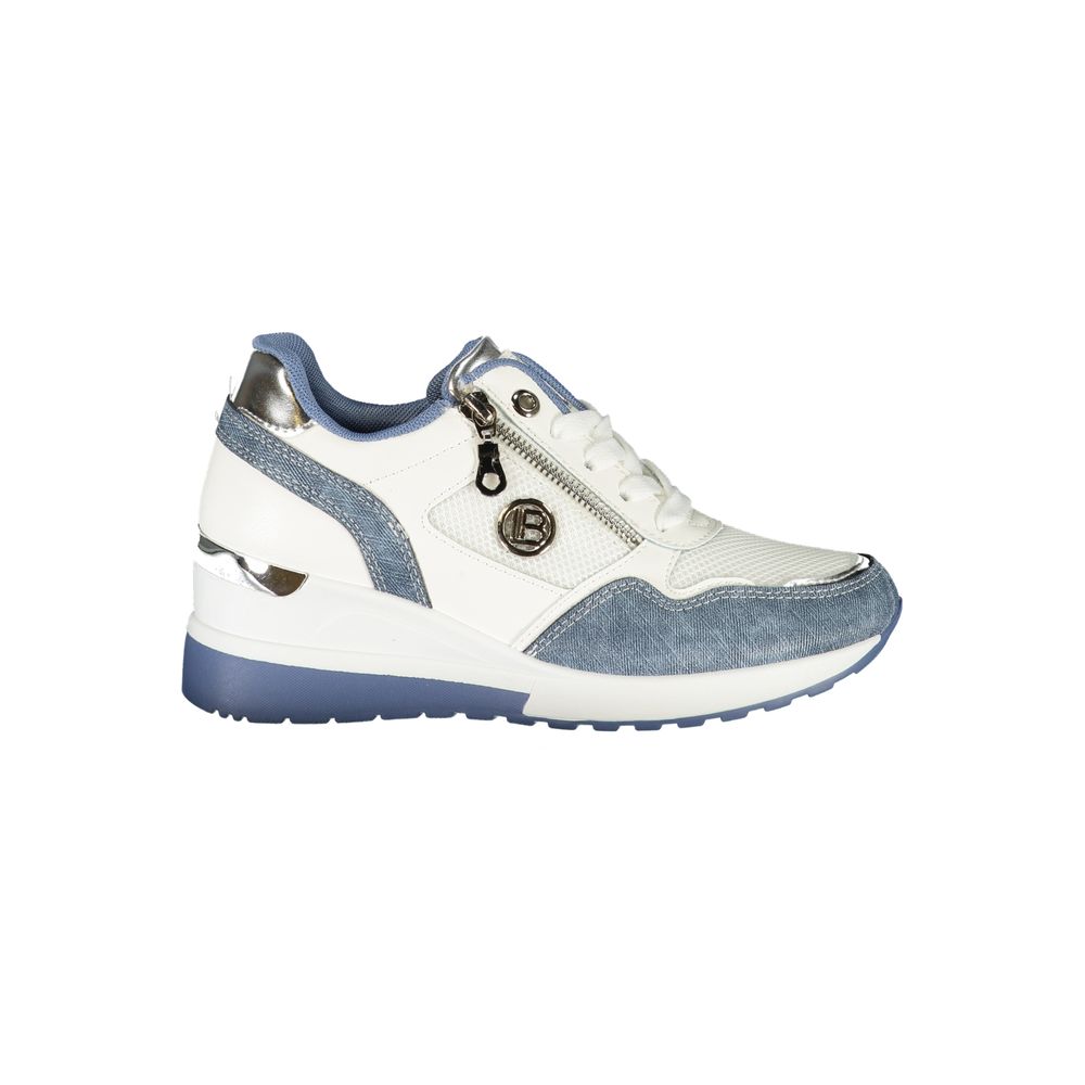 Blaue Synthetik Damen Sneaker