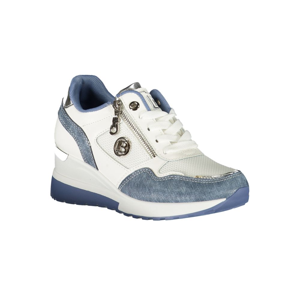 Blaue Synthetik Damen Sneaker
