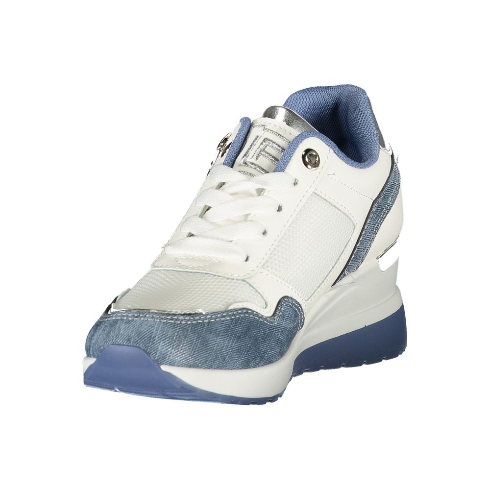 Blaue Synthetik Damen Sneaker