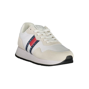 Weiße Leder Herren Sneaker