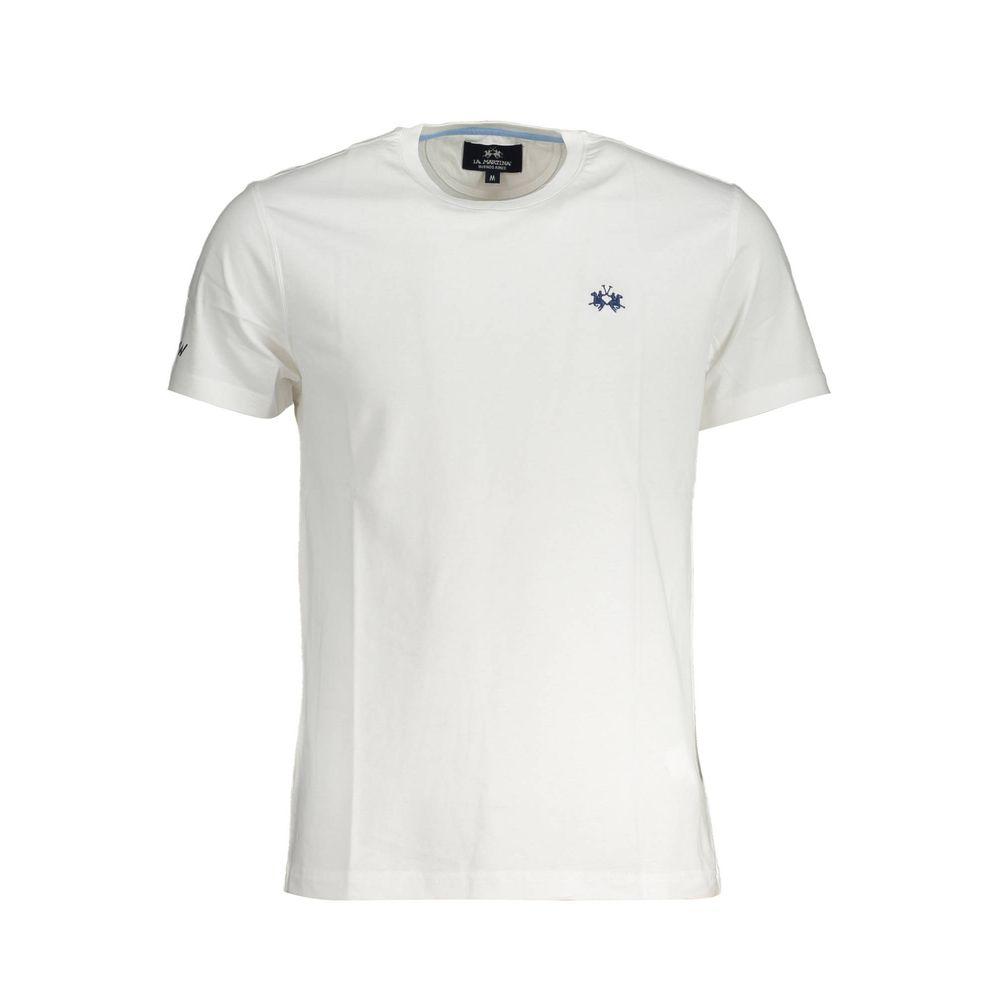 Weißes Herren-T-Shirt aus Baumwolle