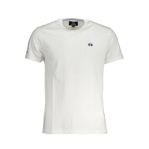 Weißes Herren-T-Shirt aus Baumwolle
