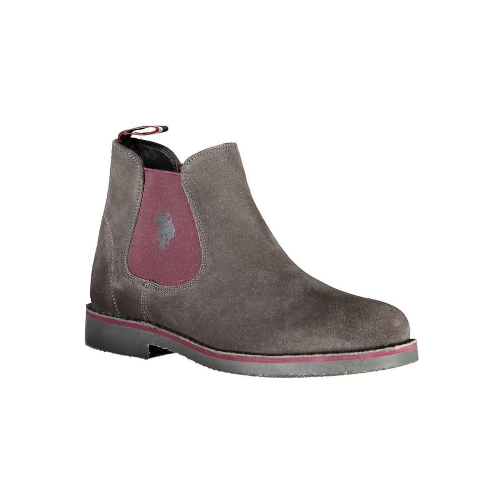 Braune Lederstiefel für Herren