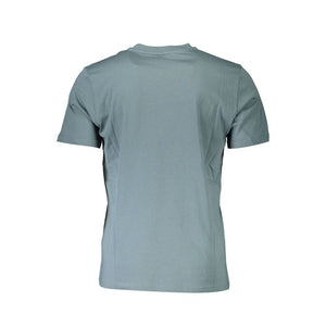 Grünes Herren-T-Shirt aus Baumwolle