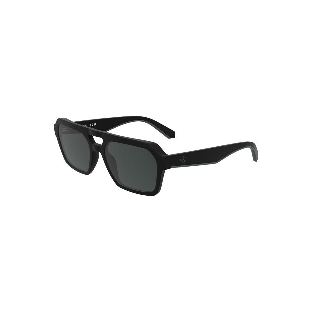 Schwarze Sonnenbrille aus biobasiertem Stoff