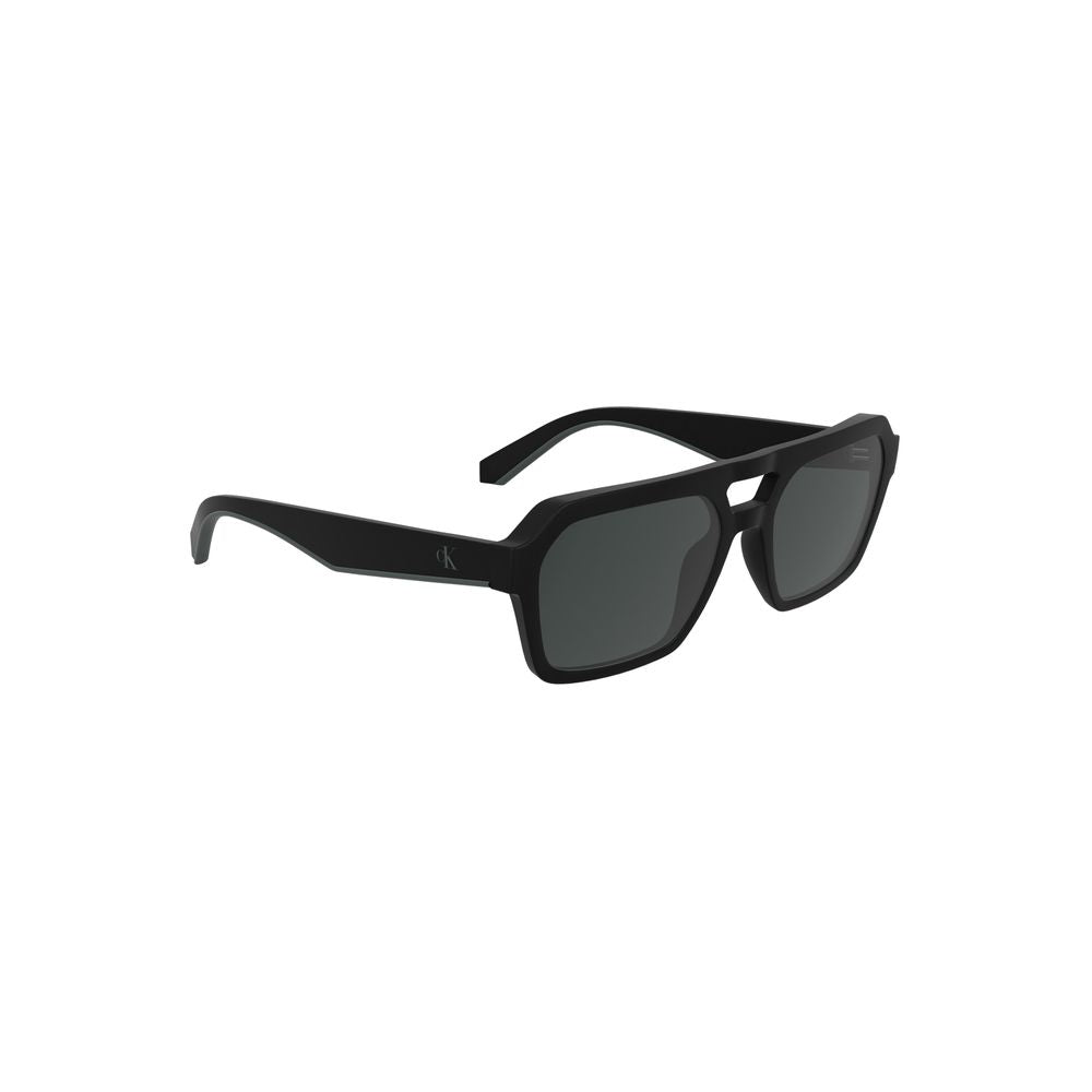 Schwarze Sonnenbrille aus biobasiertem Stoff