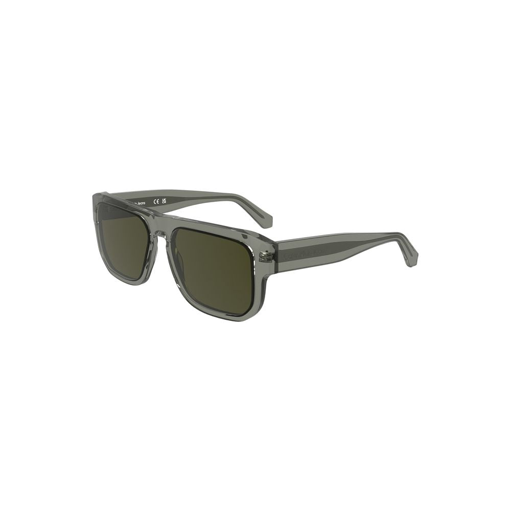 Graue Acetat-Sonnenbrille für Herren
