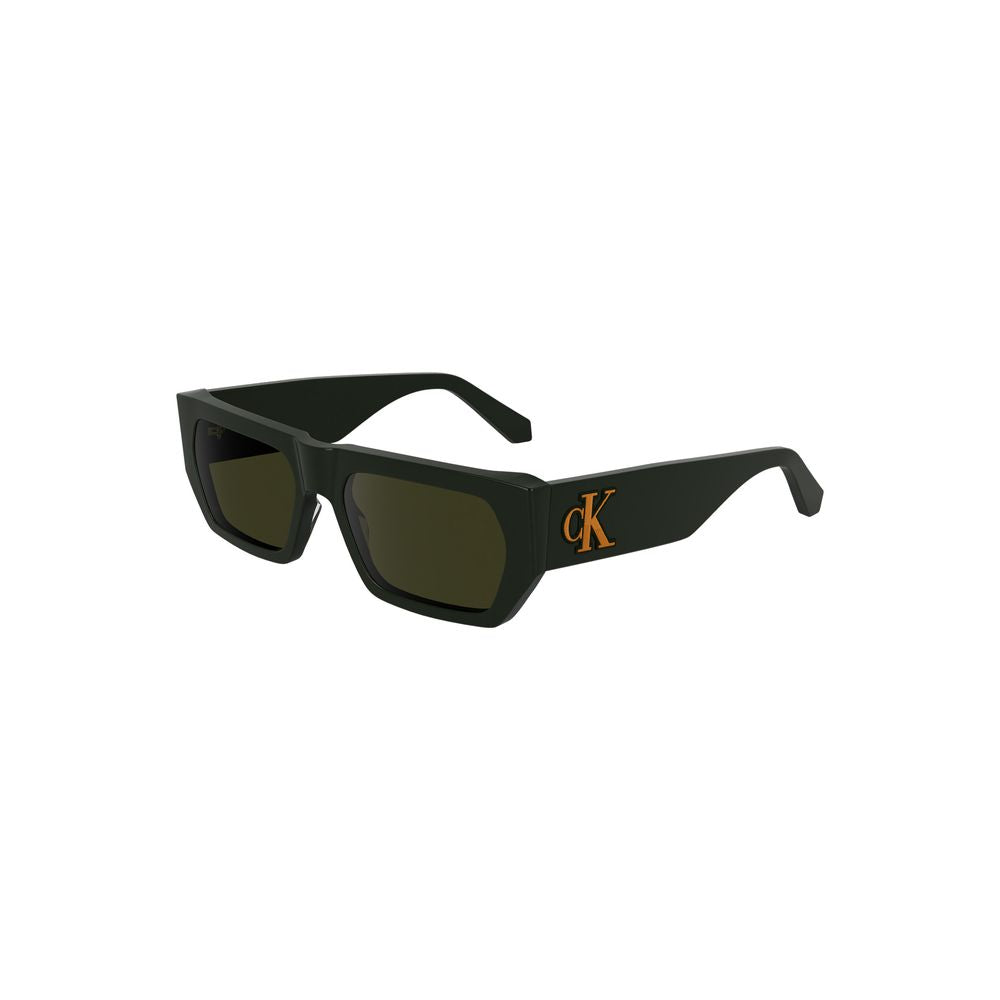 Grüne Acetat-Sonnenbrille für Herren