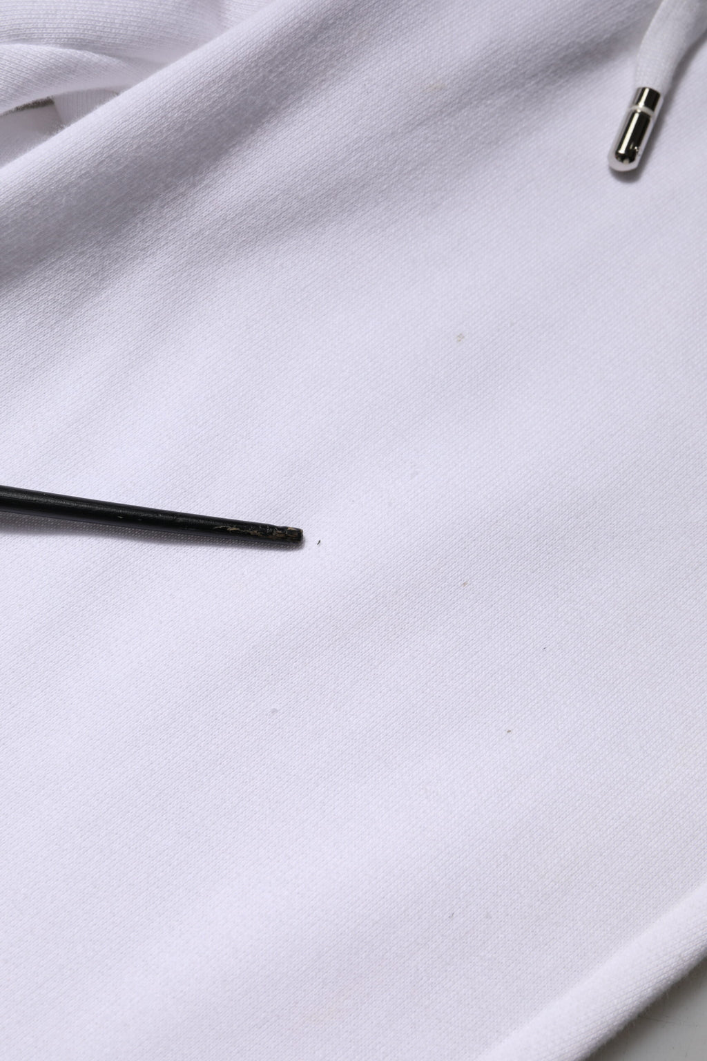 Weiße Jogginghose aus Baumwollstretch