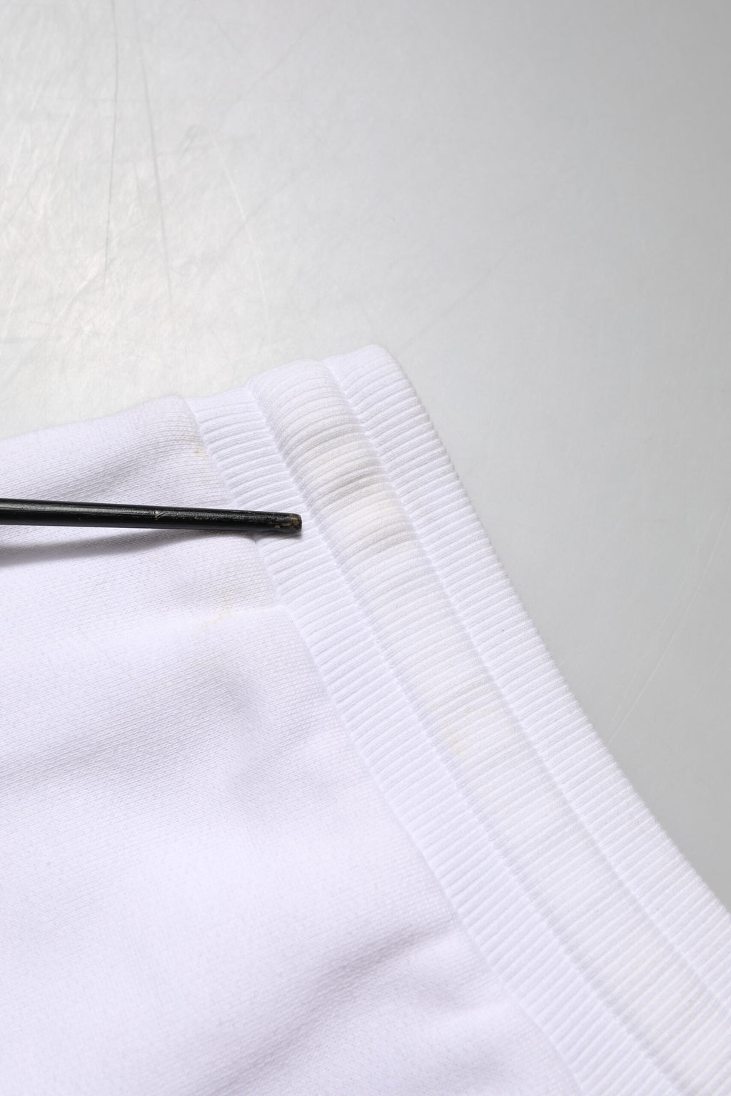 Weiße Jogginghose aus Baumwollstretch