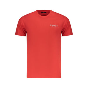 Red Cotton Men T-Shirt